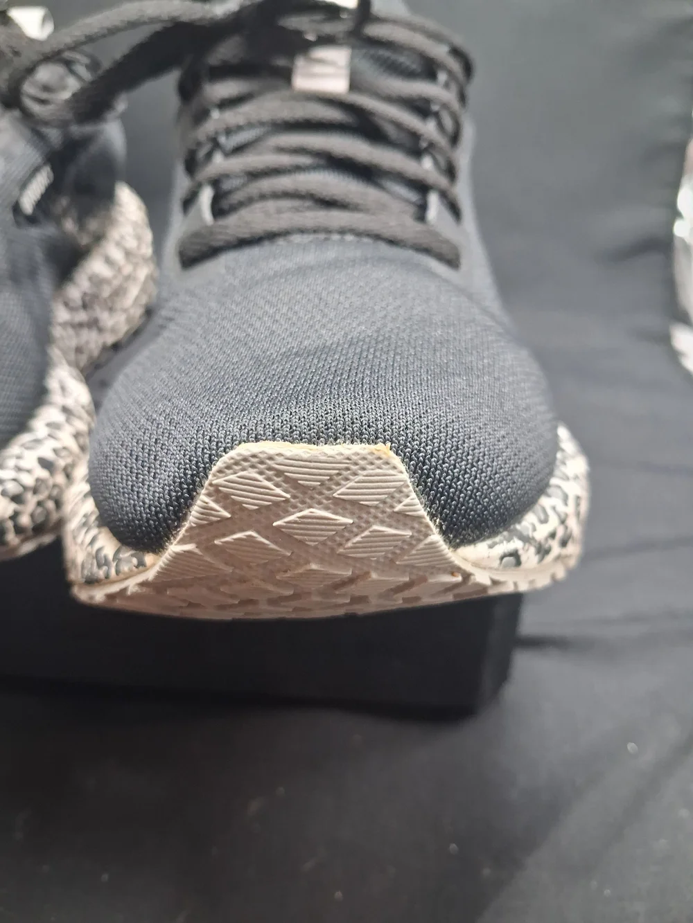 Brooks Black Athletic Shoes with Leopard-Print Midsole